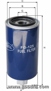 FG 125 топливный фильтр